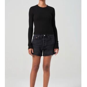 Agolde Parker Long Short in Fright